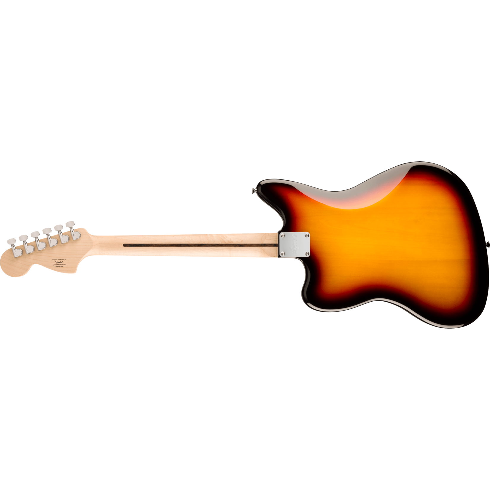 Squier Affinity Series Jaguar®, Laurel Fingerboard, Black Pickguard - 3-Color Sunburst