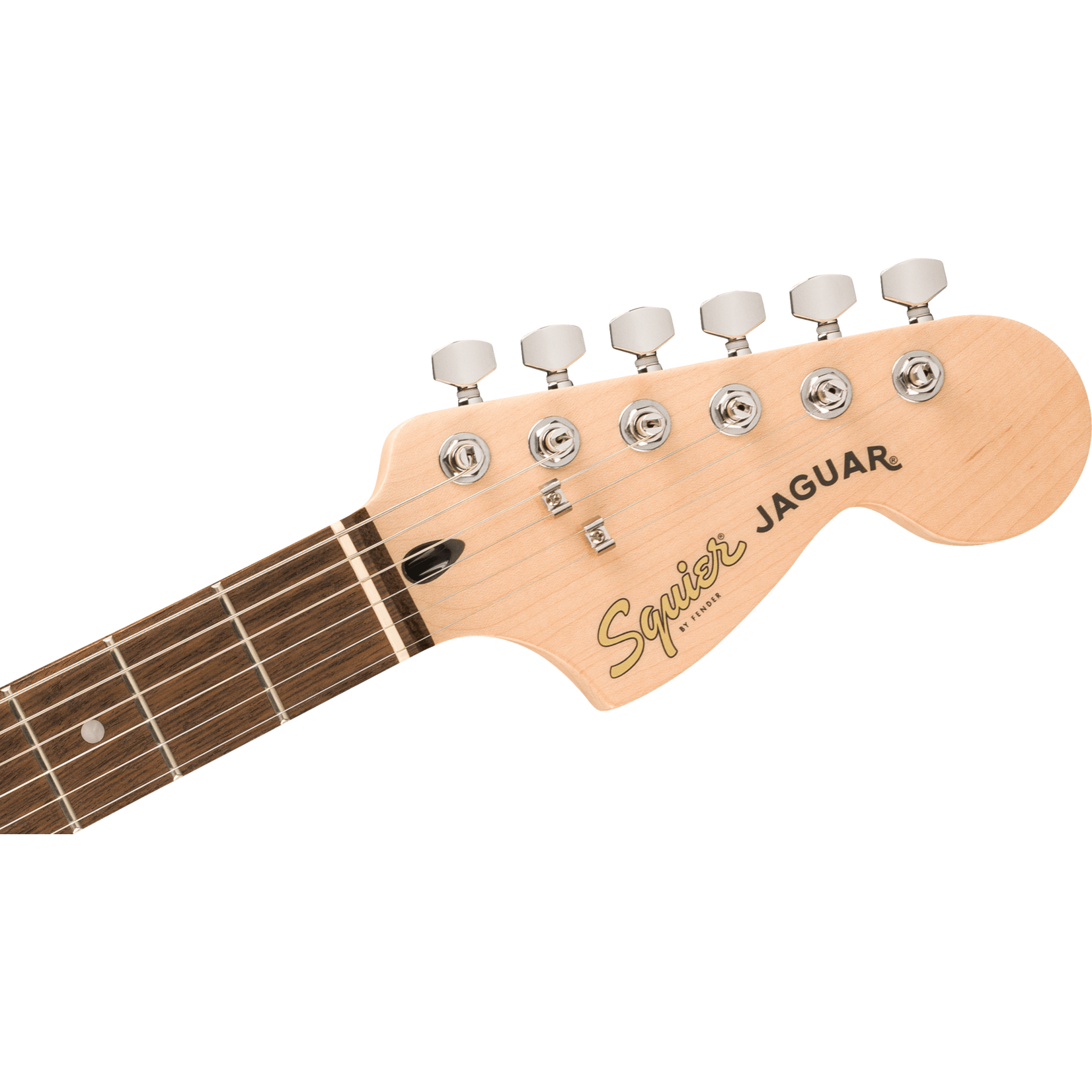 Squier Affinity Series Jaguar®, Laurel Fingerboard, Black Pickguard - 3-Color Sunburst
