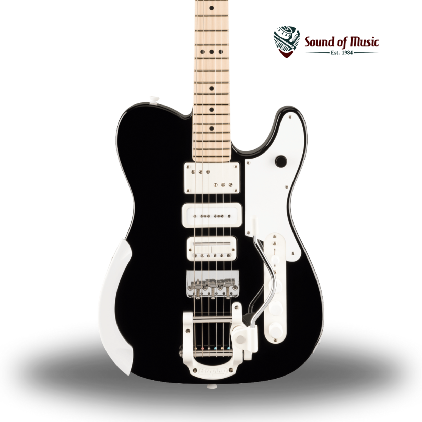 Fender Jack White Triplecaster®, Maple Fingerboard - Black