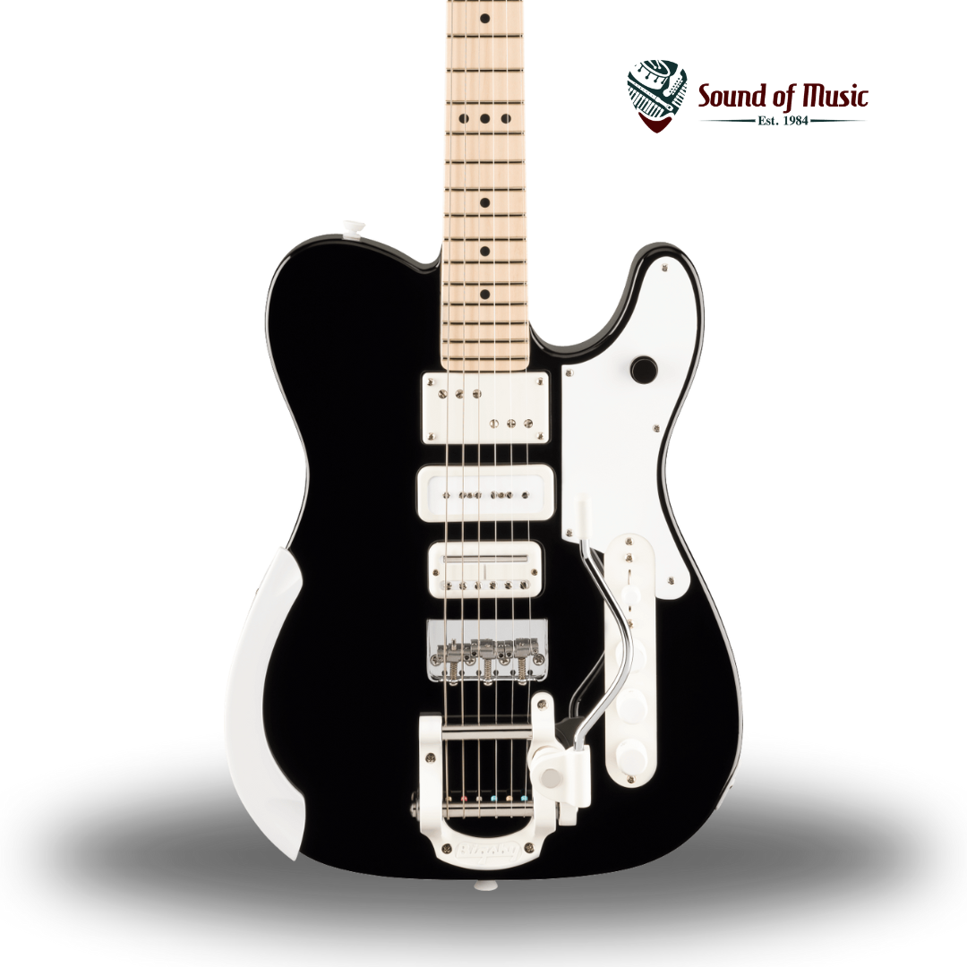 Fender Jack White Triplecaster®, Maple Fingerboard - Black