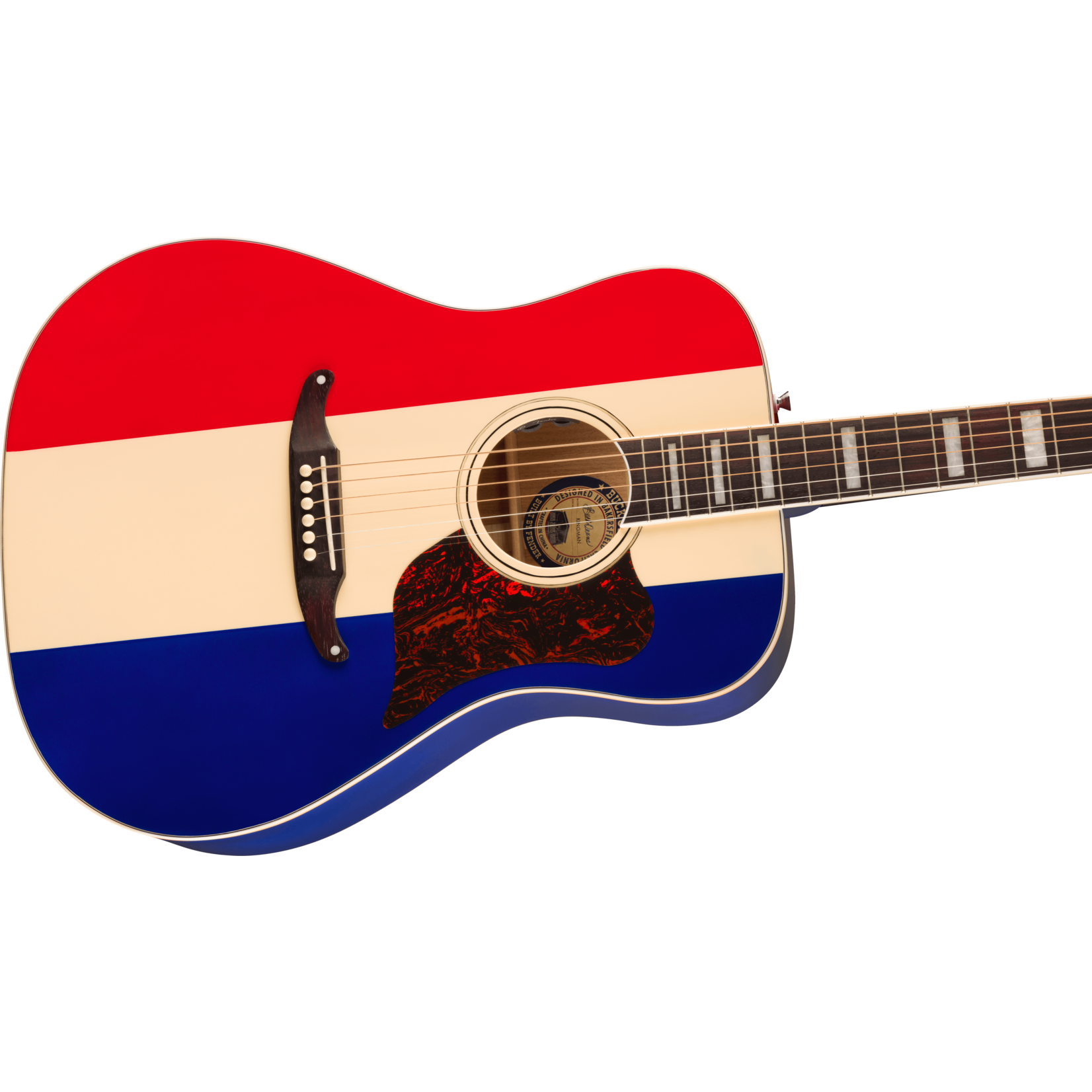 Fender Buck Owens Limited Edition Kingman with Case - Red White and Blue