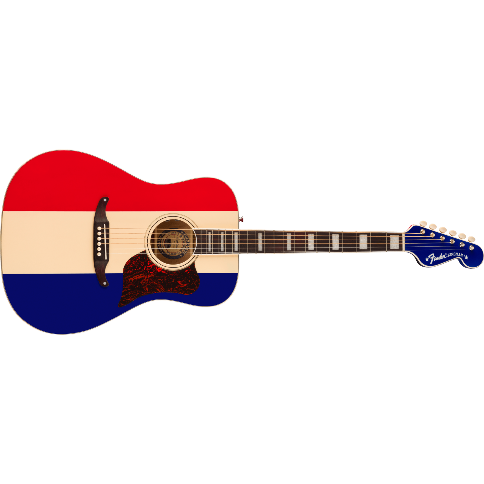 Fender Buck Owens Limited Edition Kingman with Case - Red White and Blue