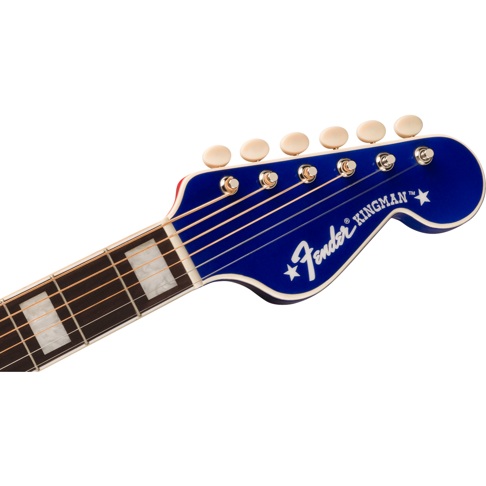 Fender Buck Owens Limited Edition Kingman with Case - Red White and Blue