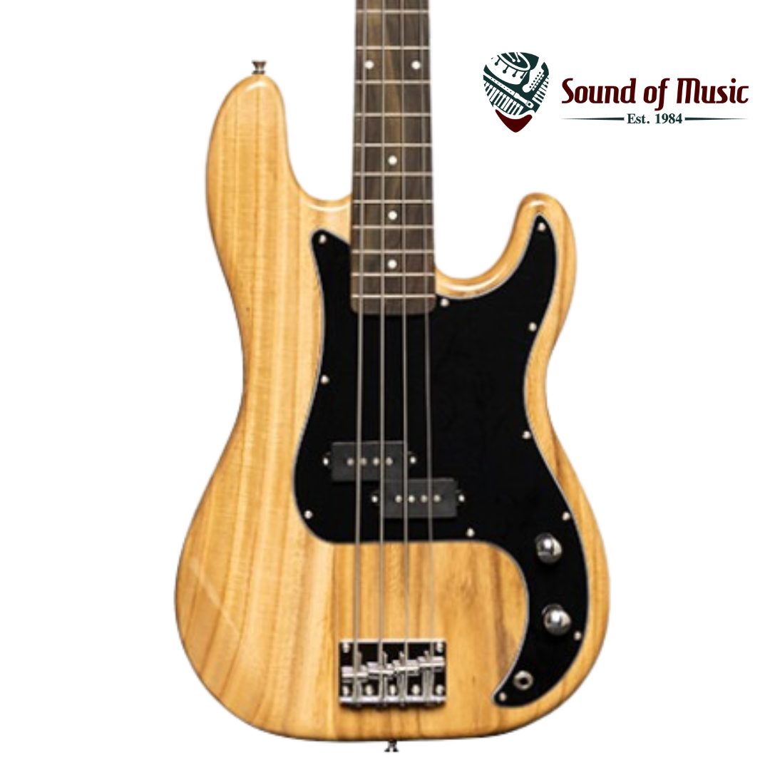 Stagg SBP-30 Standard "P" 4-String Electric Bass Guitar - Natural