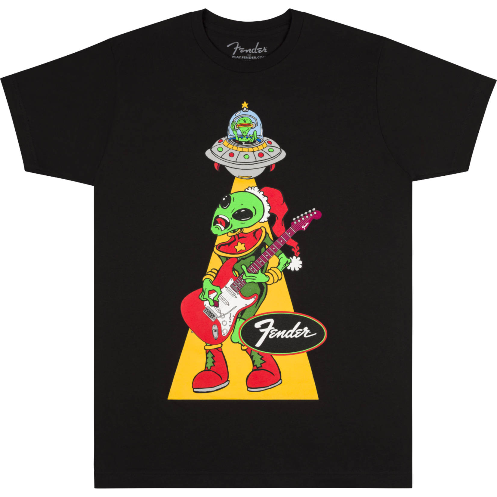 Fender 2024 Ugly Christmas Tee Alien - XL