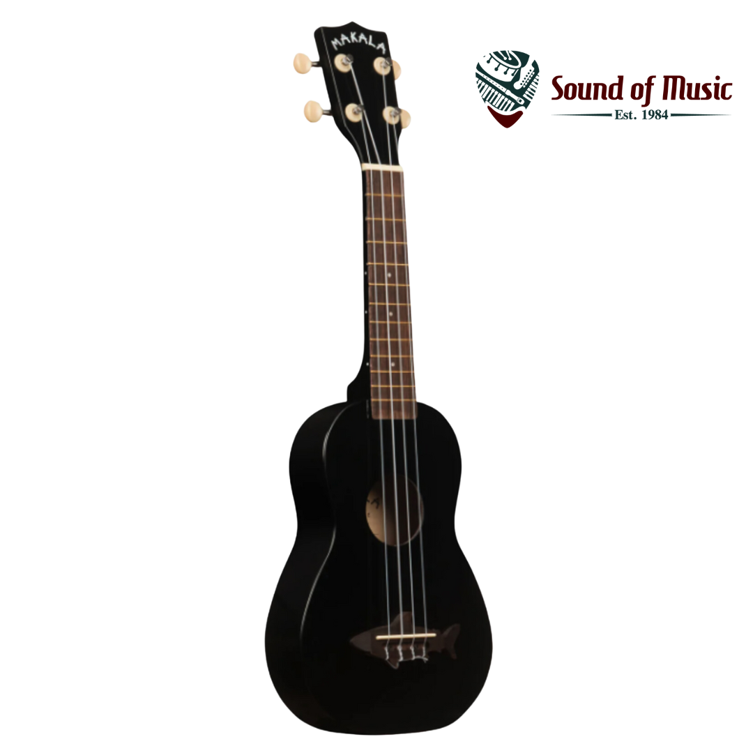 Kala MKSSBLK2006 Shark Soprano Ukulele - Blacktip