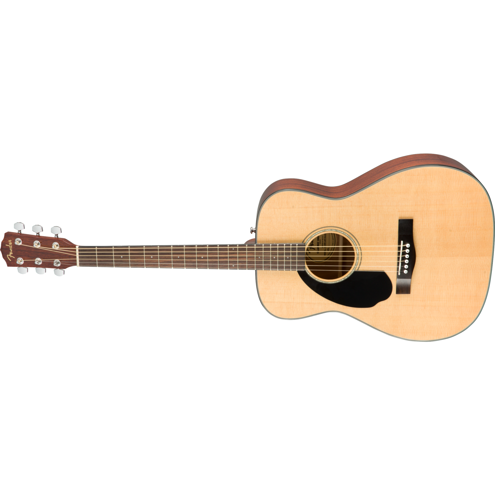 Fender CD-60S Left Hand, Walnut Fingerboard - Natural