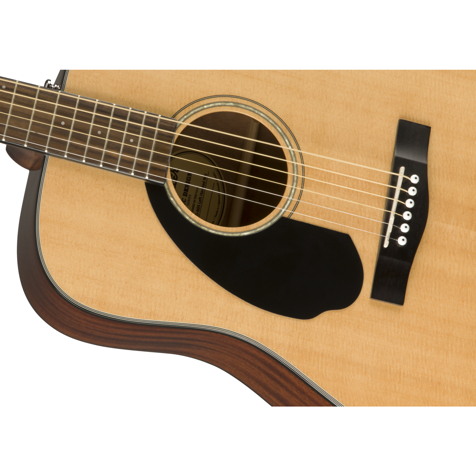 Fender CD-60S Left Hand, Walnut Fingerboard - Natural