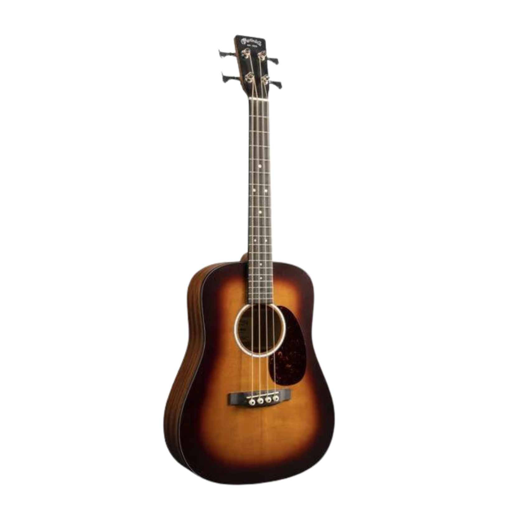 Martin DJR-10E Acoustic-Electric Bass Guitar W/Gig Bag - Burst