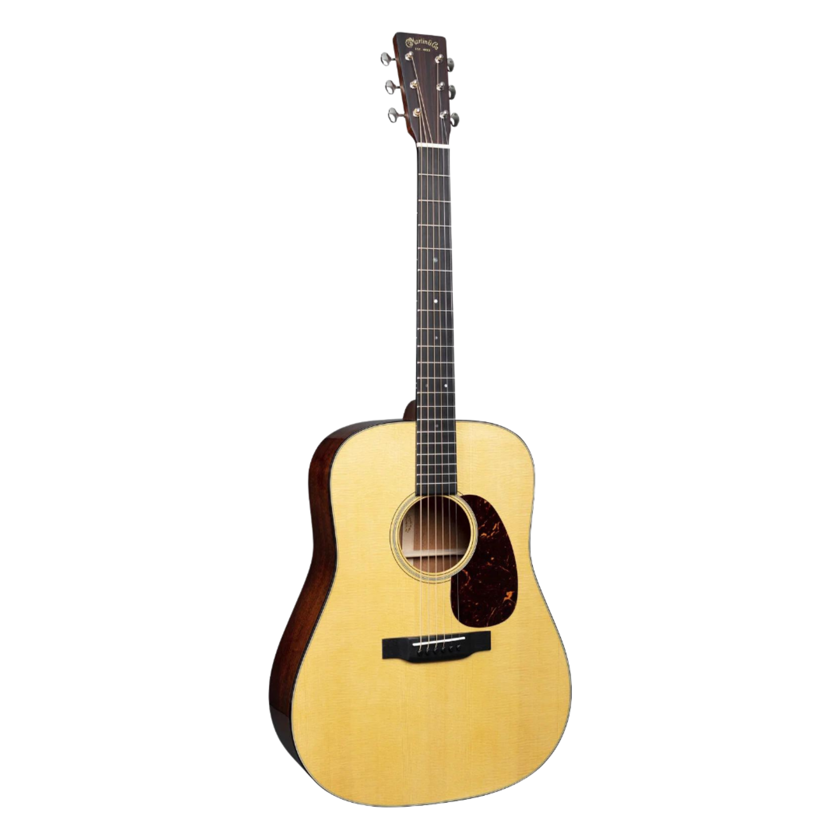 Martin D-18 Acoustic Guitar W/Hardshell Case - Natural Gloss