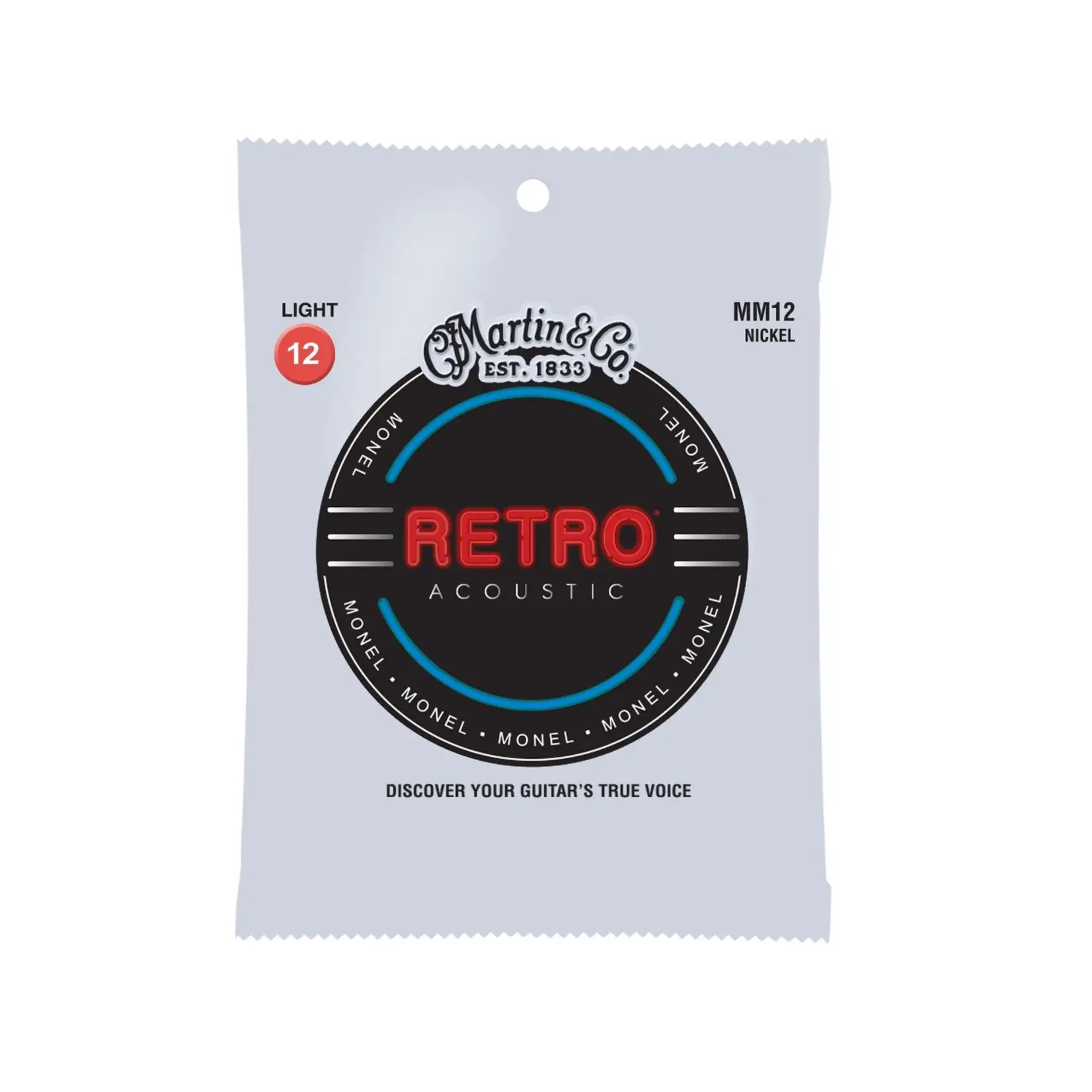 Martin Retro Acoustic Guitar Strings - Light 12