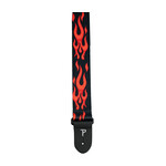 Perri's Perri's 2” Red Flames Guitar Strap