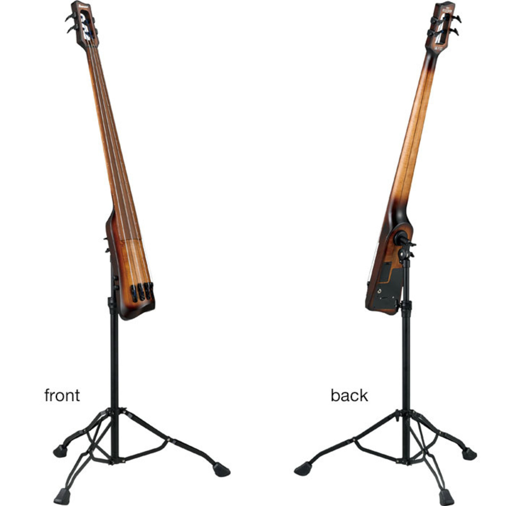 Ibanez UB805 Electric Upright Bass W/ Bag and Stand - Mahogany Oil Burst