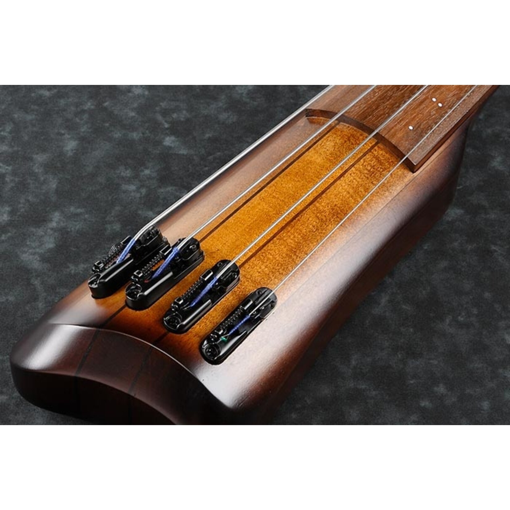 Ibanez UB805 Electric Upright Bass W/ Bag and Stand - Mahogany Oil Burst