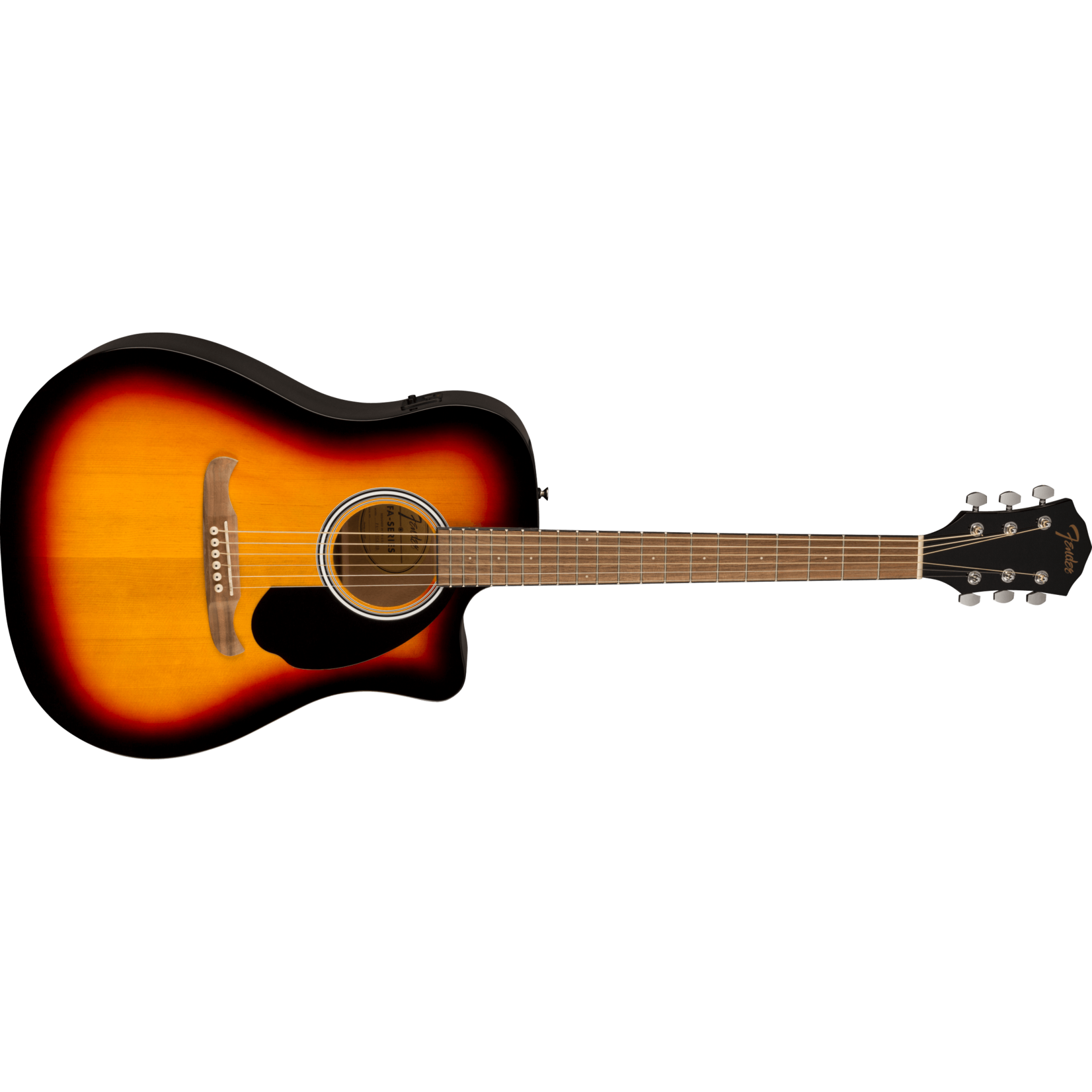 Fender FA-125CE Dreadnought, Walnut Fingerboard - Sunburst