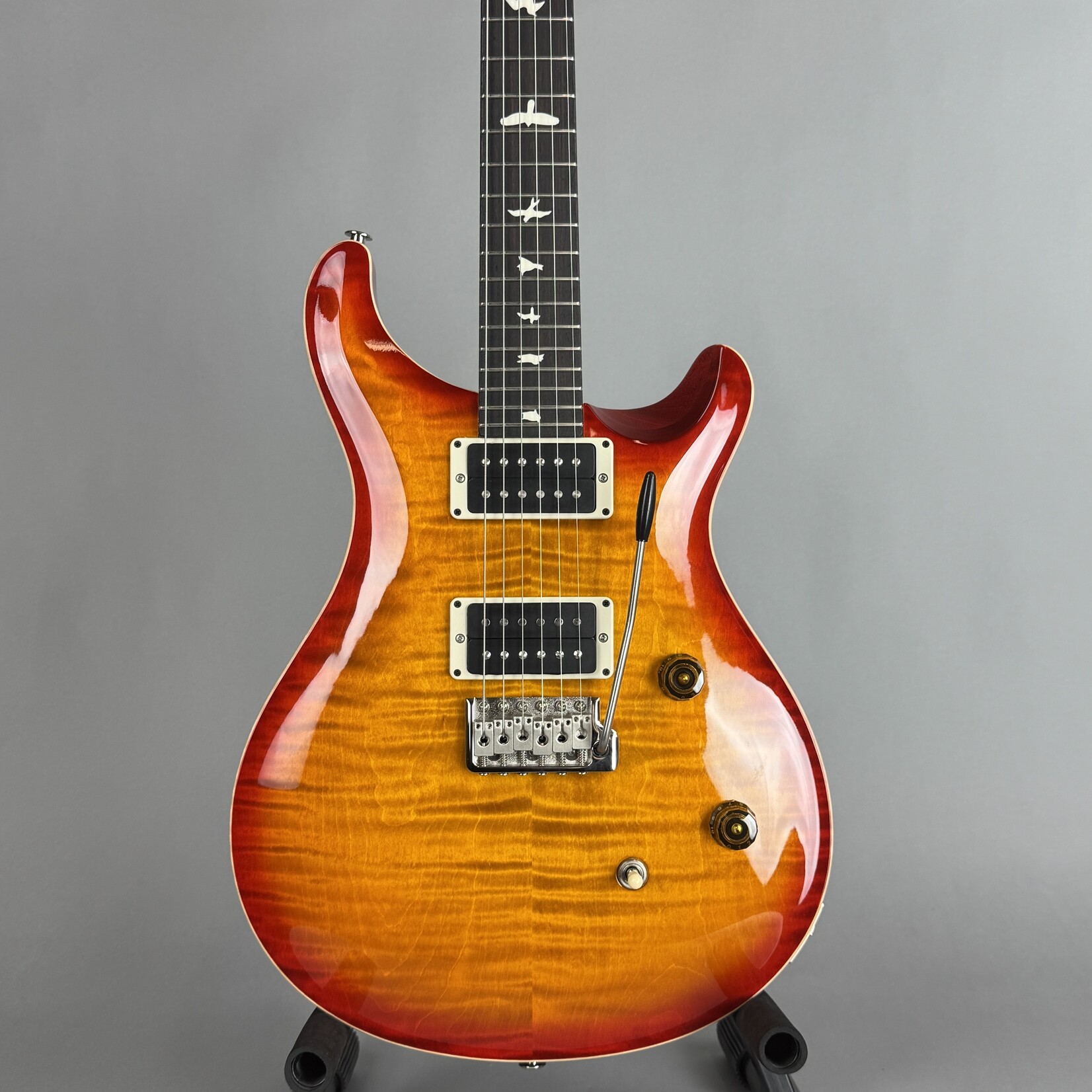 PRS CE 24 Solid Body Electric Guitar W/Gig Bag - Dark Cherry Sunburst (Demo)