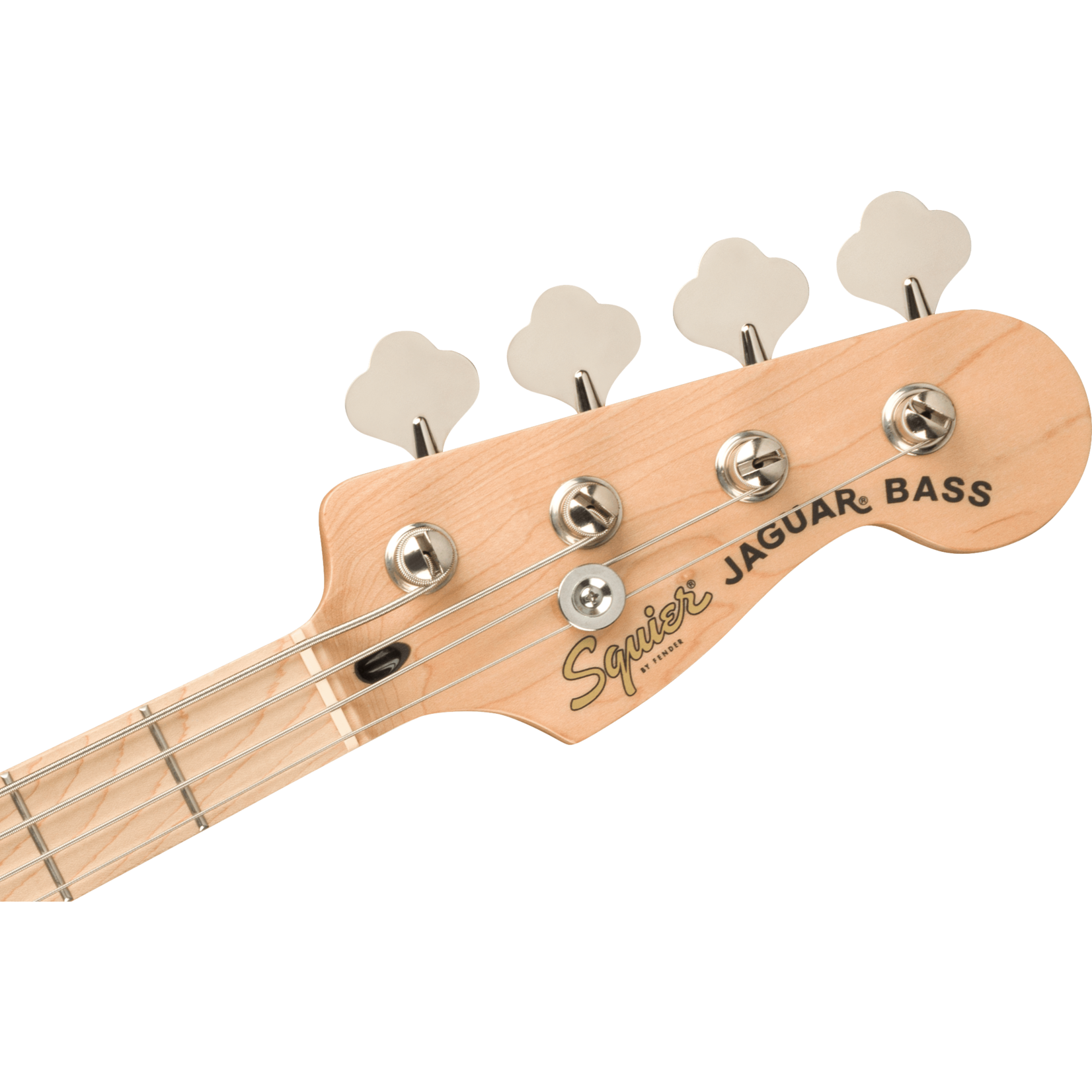 Squier Affinity Series Jaguar Bass H, Maple Fingerboard, Black Pickguard - Black