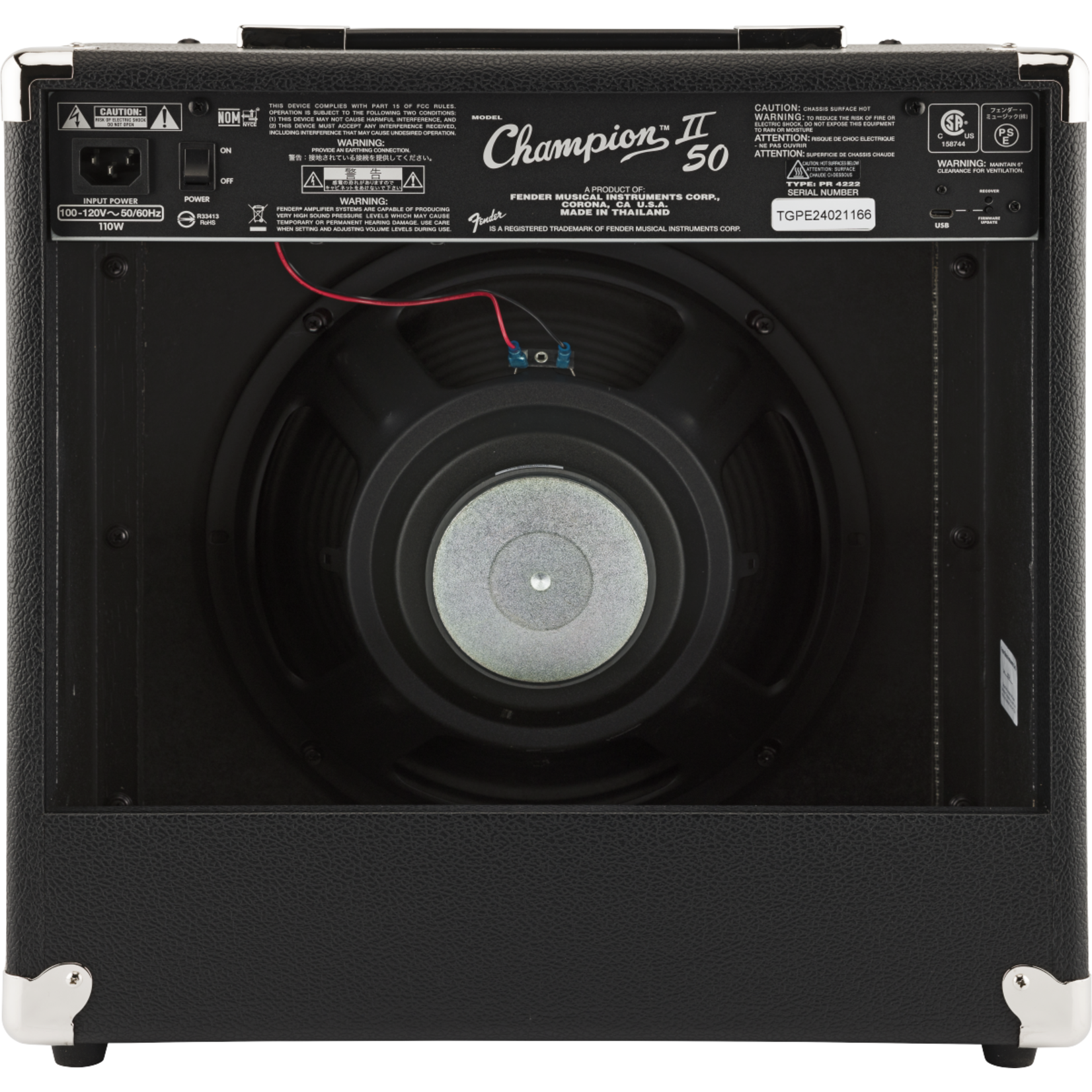 Fender Champion™ II 50 Electric Guitar Combo Amplifier