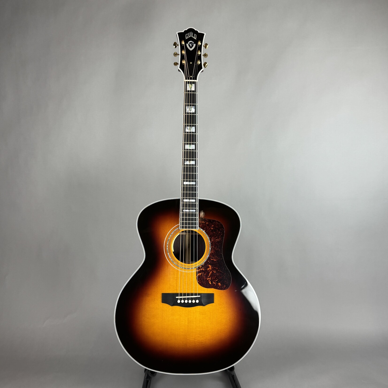Guild F-55 Acoustic-Electric Guitar W/Case - Antique Burst