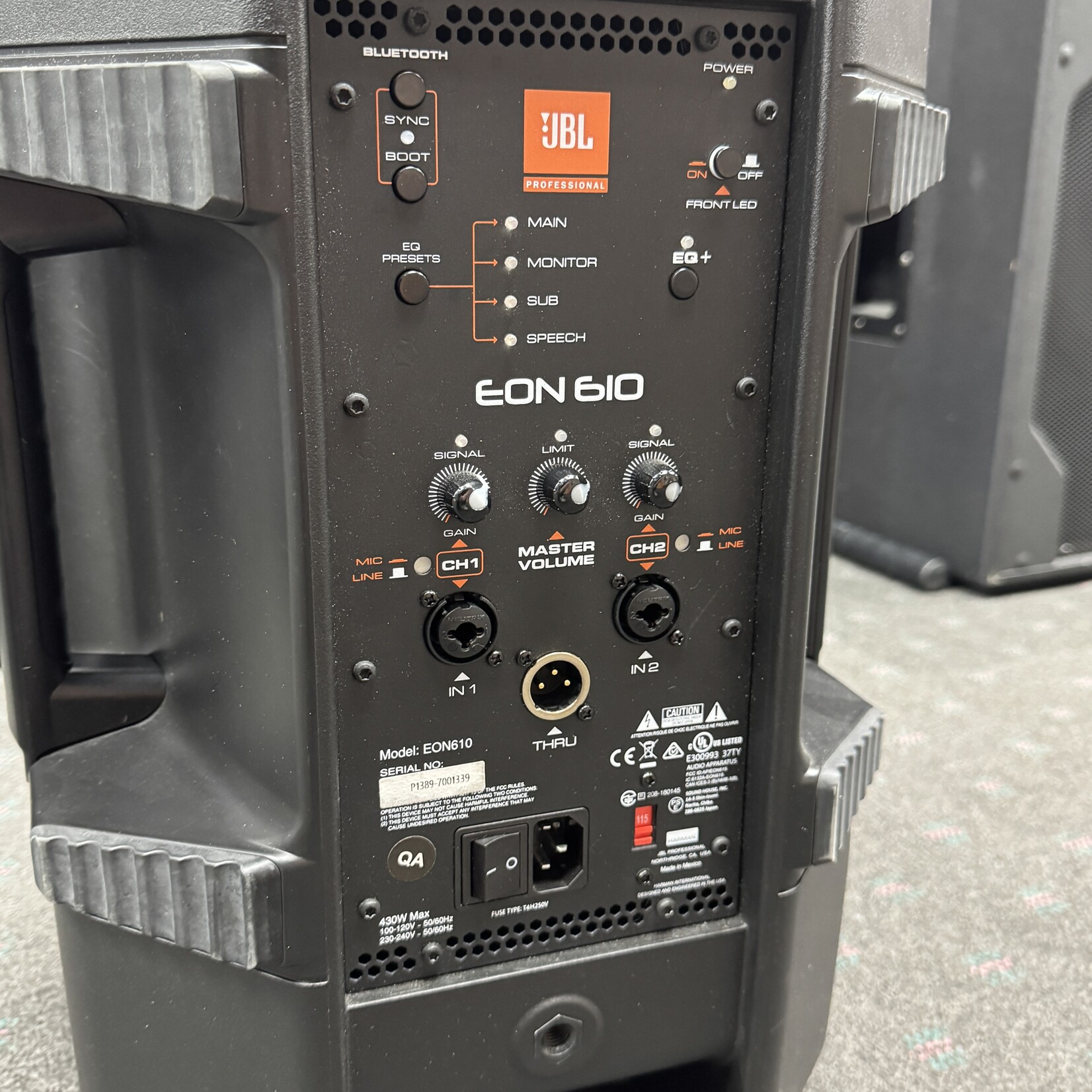 JBL EON610 Compact Powered Speaker - (Used)