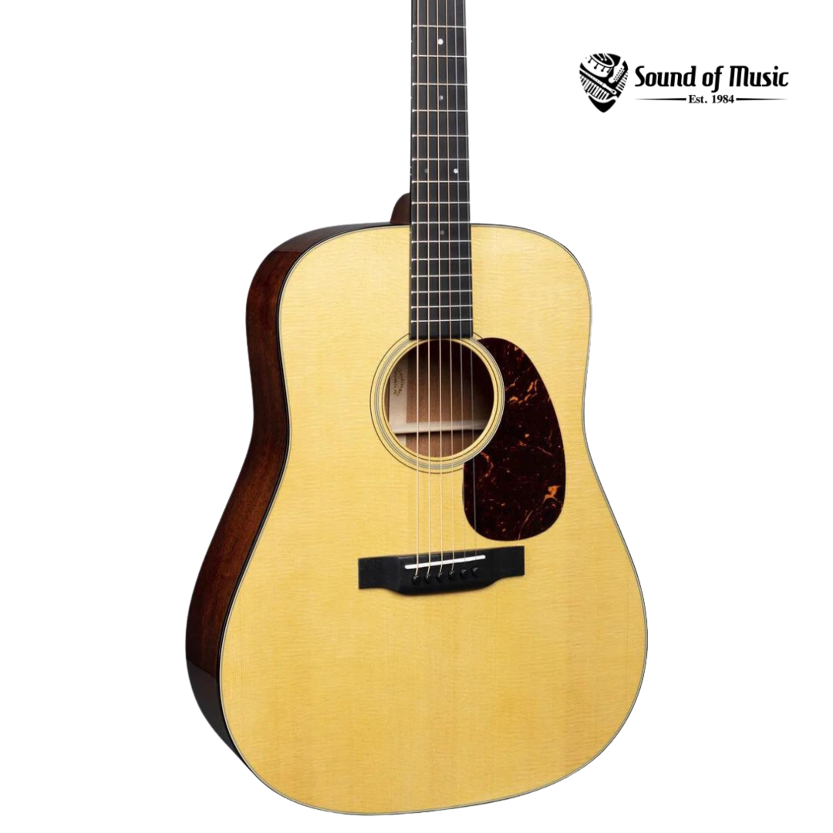 Martin D-18 Acoustic Guitar W/Hardshell Case - Natural Gloss