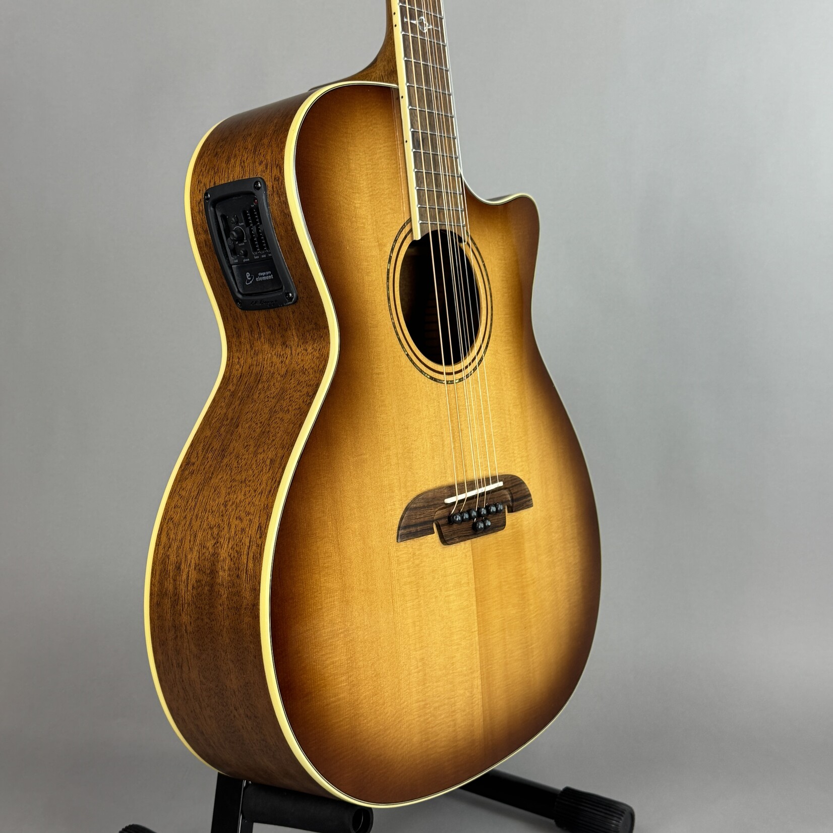 Alvarez AG60CE 8-String Grand Auditorium Acoustic-Electric Guitar - Shadowburst (Used)