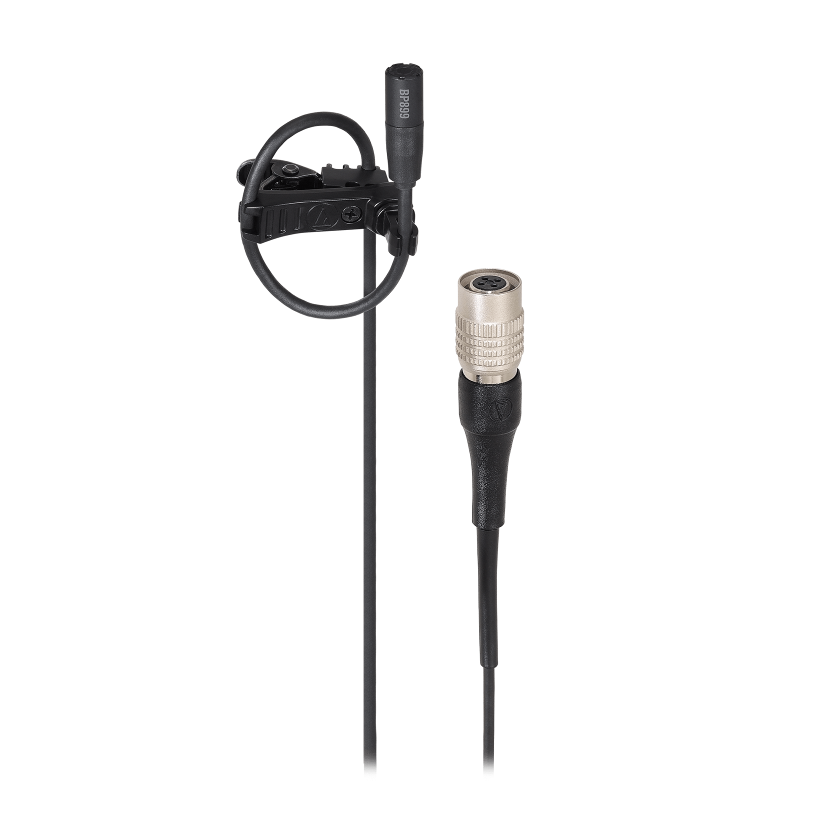 Audio-Technica BP899CW-TH Subminiature Omnidirectional Condenser Lavalier Microphone - Black