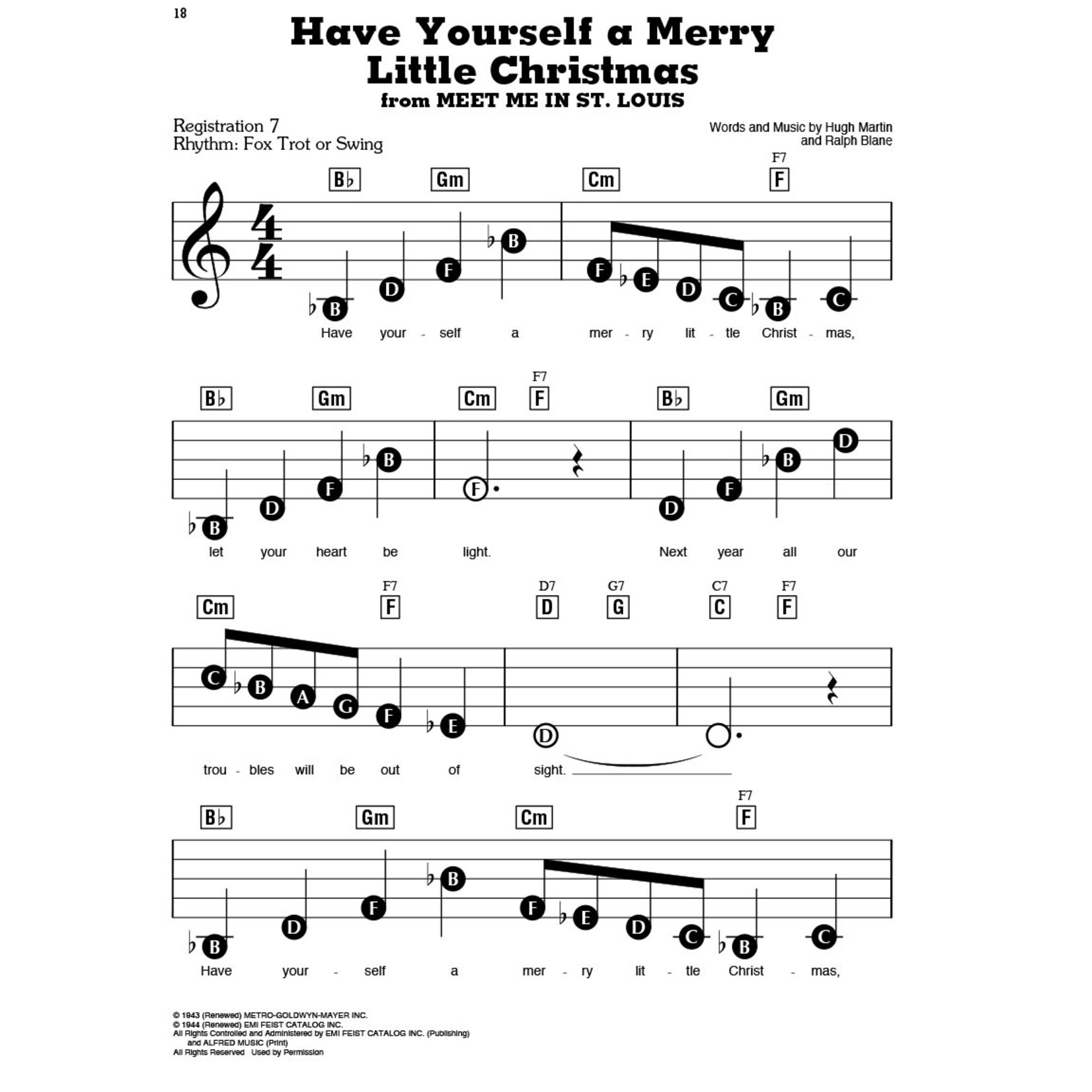 Christmas Songs - 3rd Edition E-Z Play Today Volume 59 Softcover