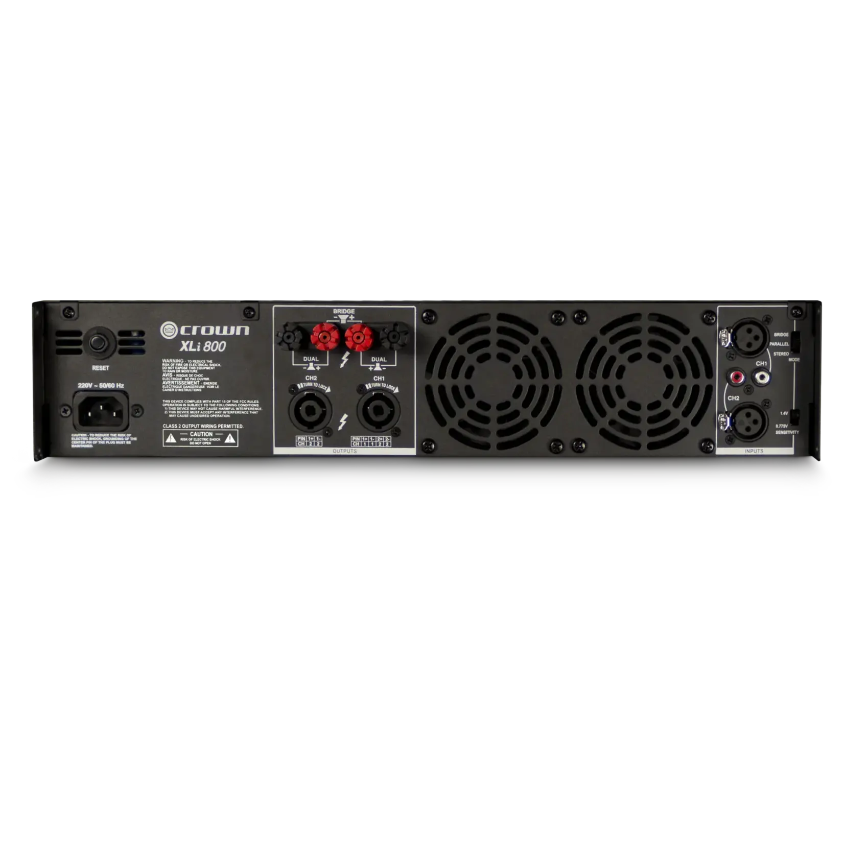 Crown XLi 800 300W 2-Channel Power Amplifier