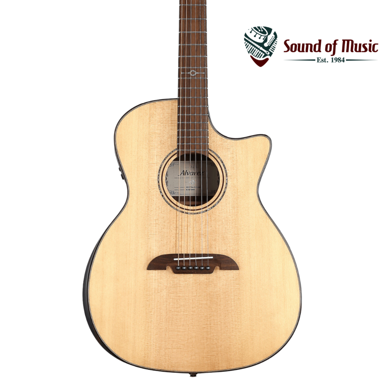 Alvarez AEG70ce Artist Elite Grand Auditorium Acoustic-Electric Guitar W/Armrest & Cutaway - Natural