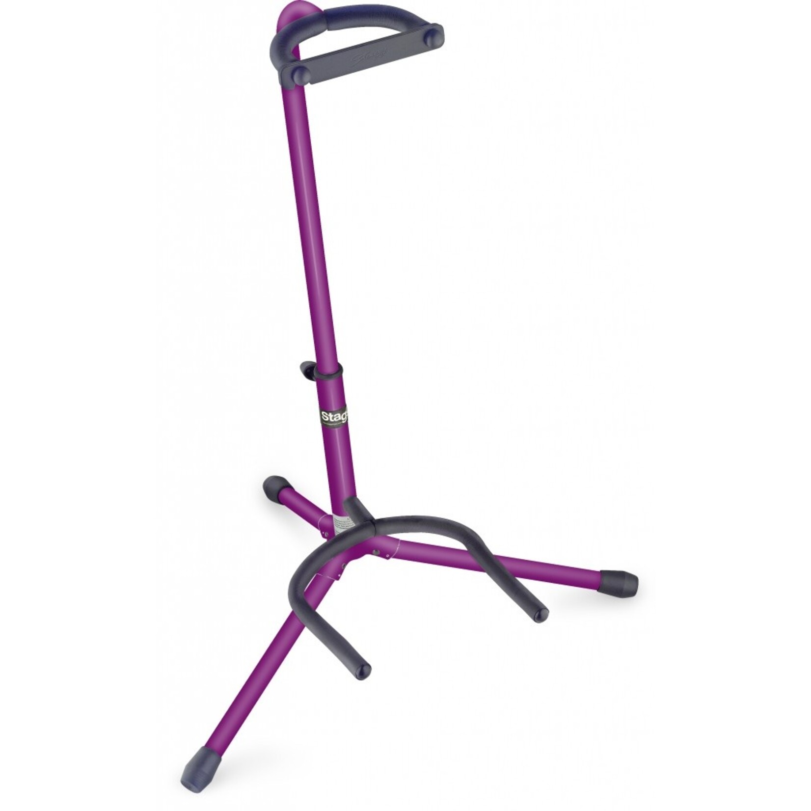 Stagg Tripod Guitar Stand - Purple