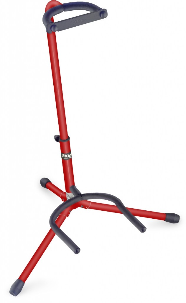 Stagg Tripod Guitar Stand - Red
