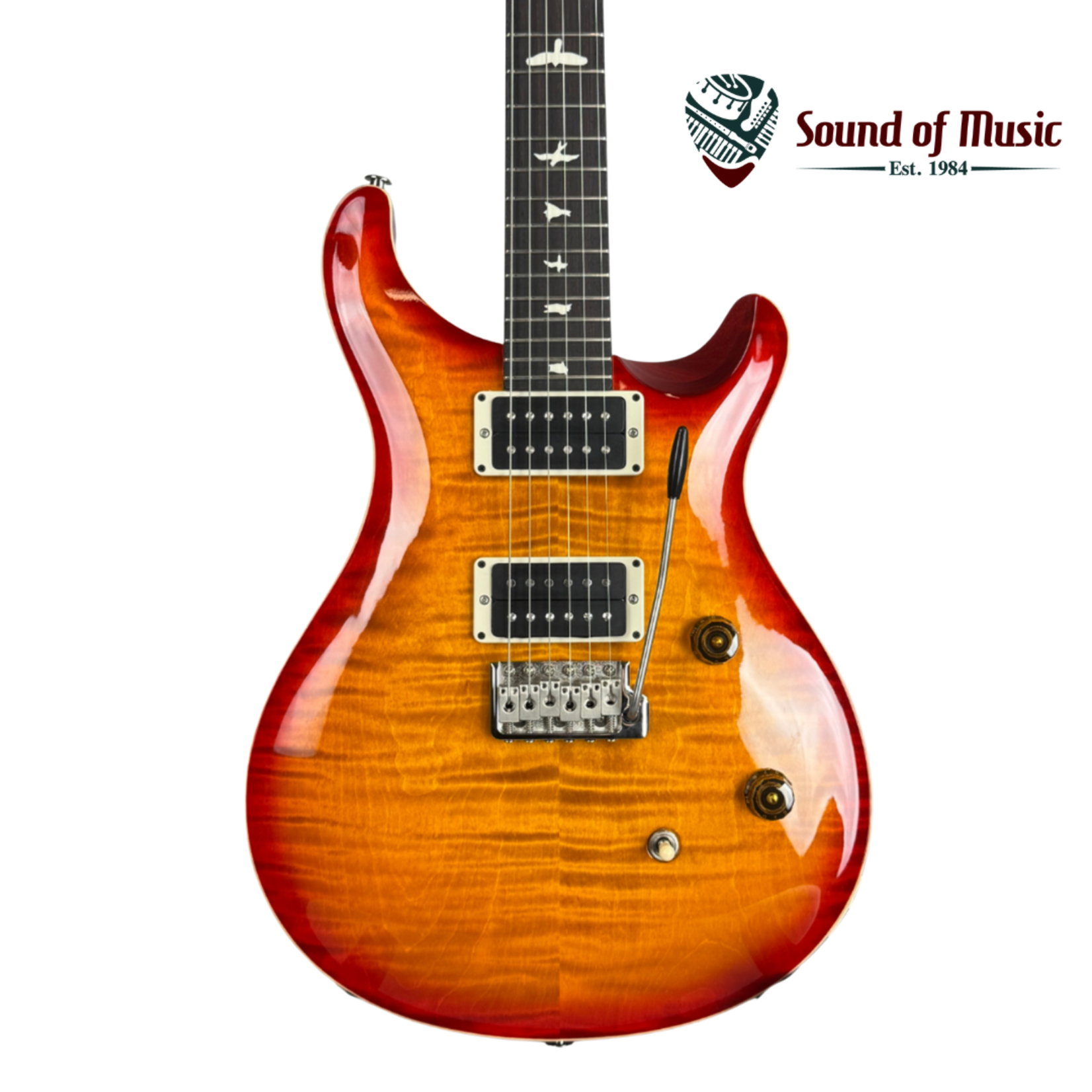 PRS CE 24 Solid Body Electric Guitar W/Gig Bag - Dark Cherry Sunburst (Demo)