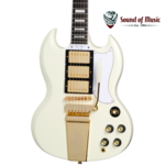 Epiphone Epiphone 1963 SG Custom Electric Guitar W/Vibrola & Case - Classic White