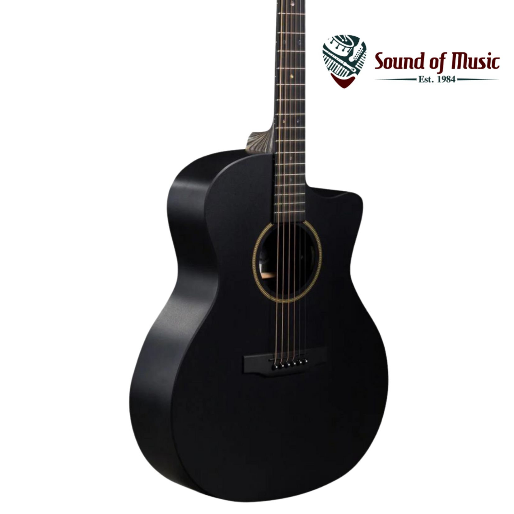 Martin GPC-X1E Acoustic-Electric Guitar W/Gig Bag - Black