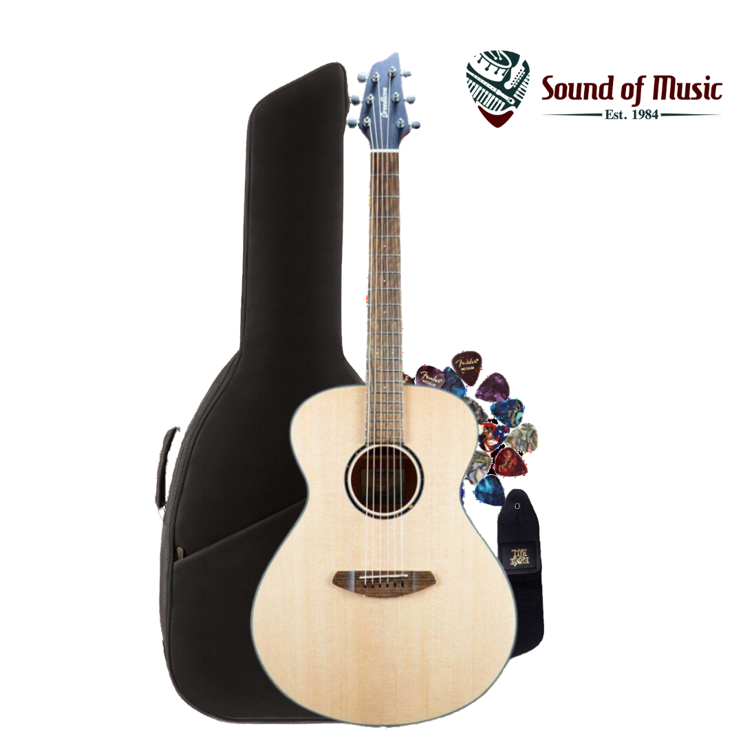 Breedlove Breedlove Discovery S Concert Sitka-African Mahogany Acoustic Guitar Package W/Gig Bag, Strap & Picks