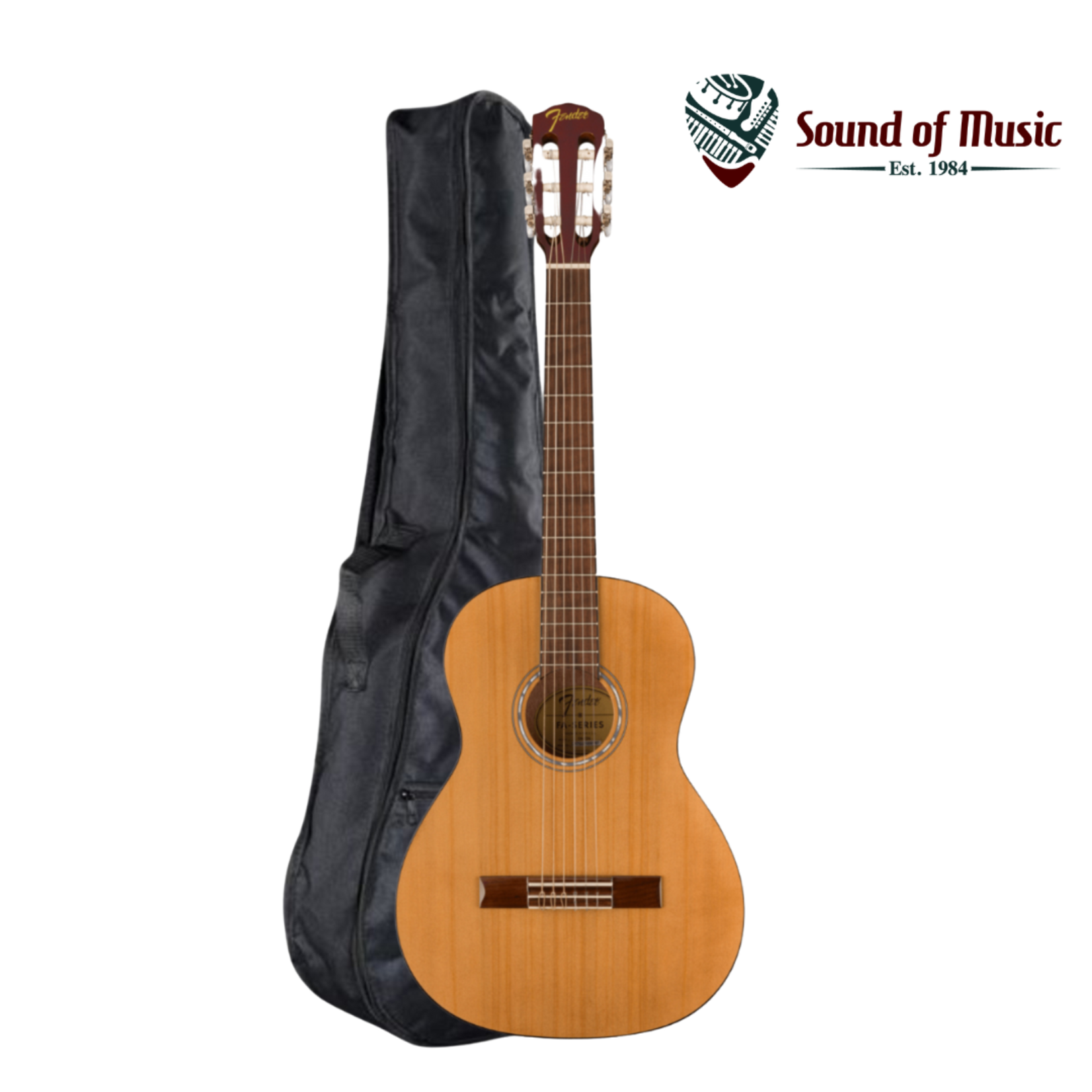 Fender FA-15N 3/4 Nylon Guitar w/ Gig Bag - Natural