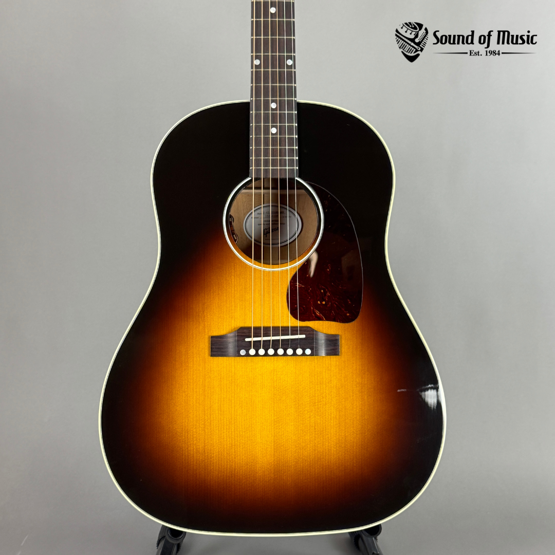 Gibson Acoustic J-45 Standard Acoustic Guitar W/Case - Vintage Sunburst