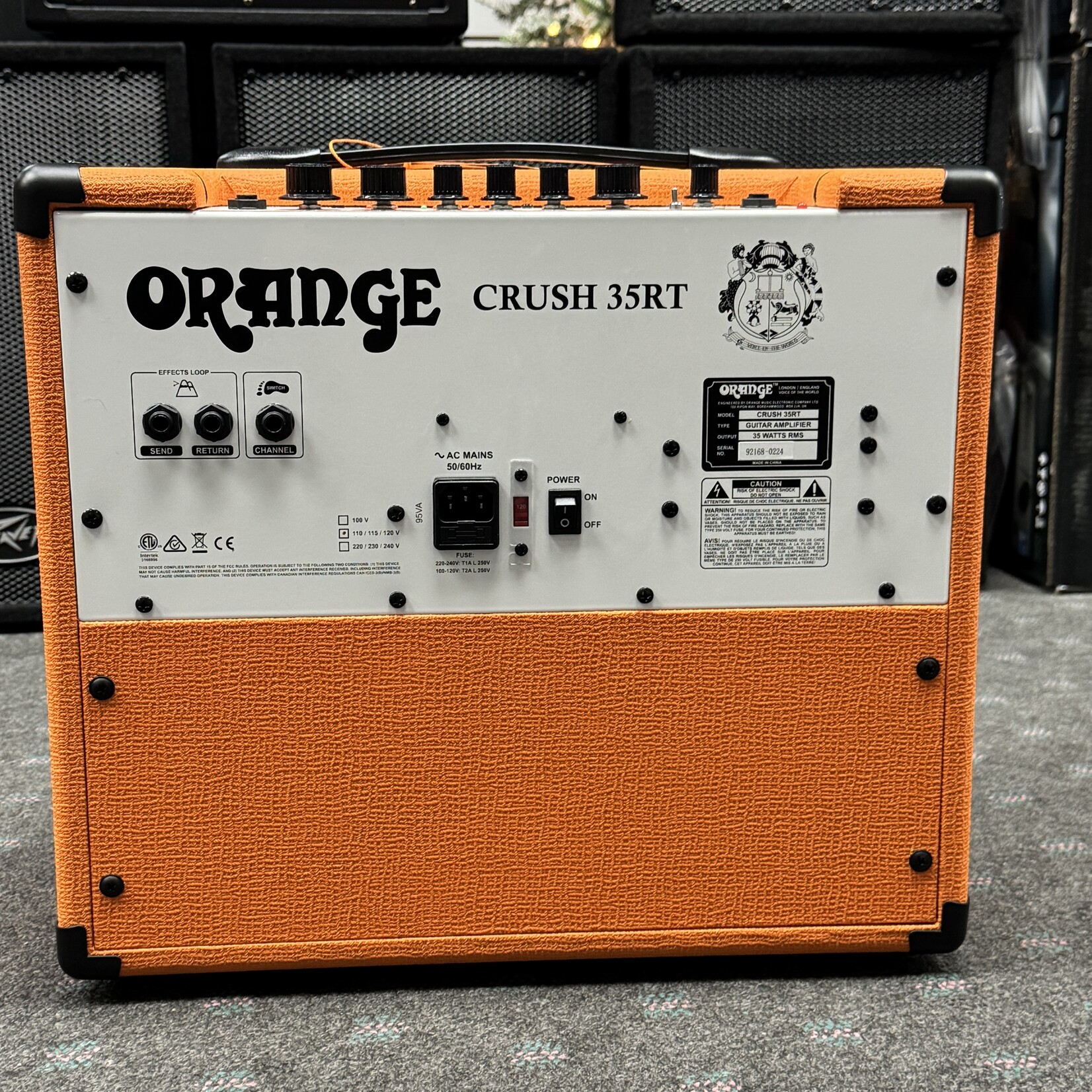 Orange Crush 35RT 1x10-inch 35-Watt Combo Amp - Orange (Used)