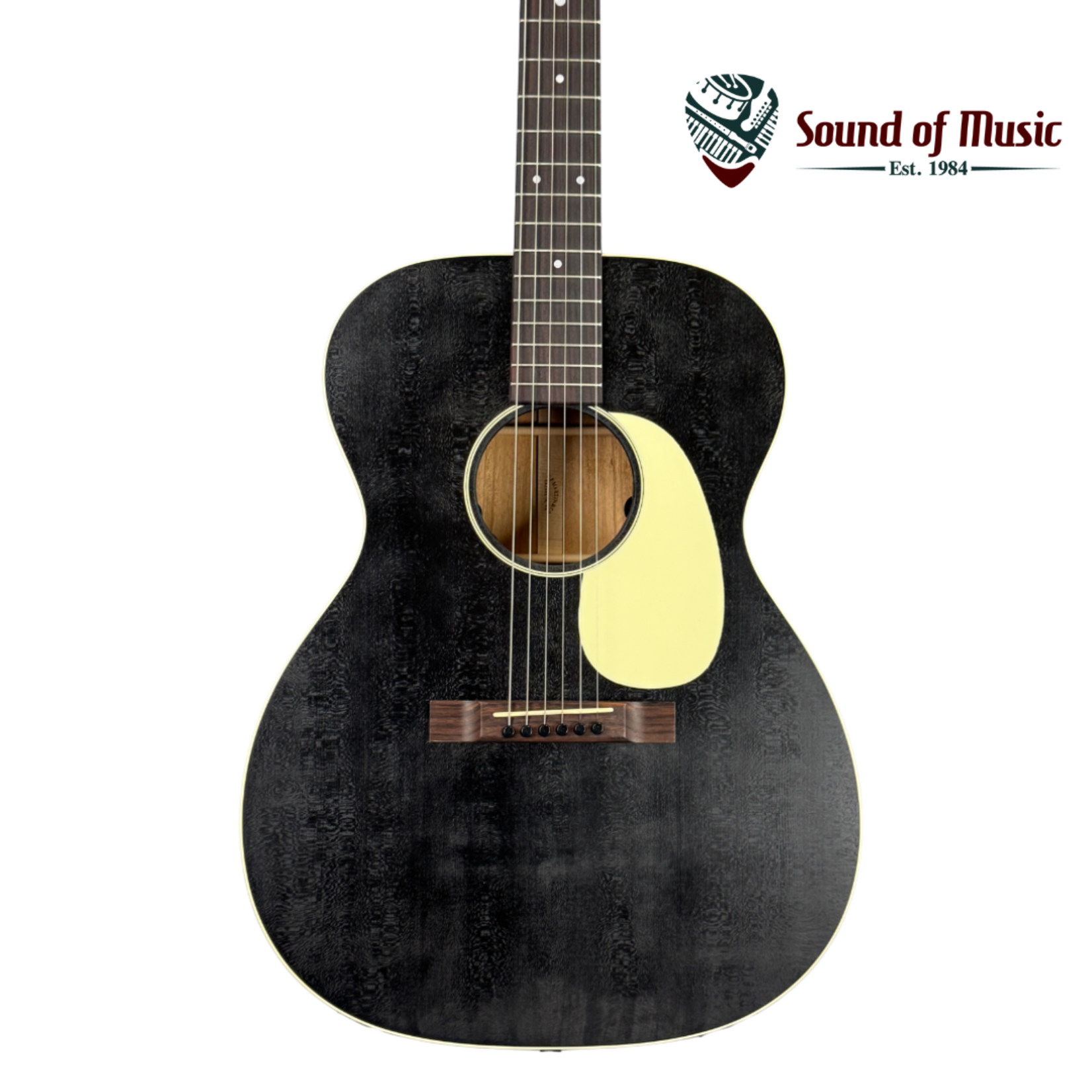 Martin 000-17E Acoustic-Electric Guitar W/Softshell Case - Black Smoke