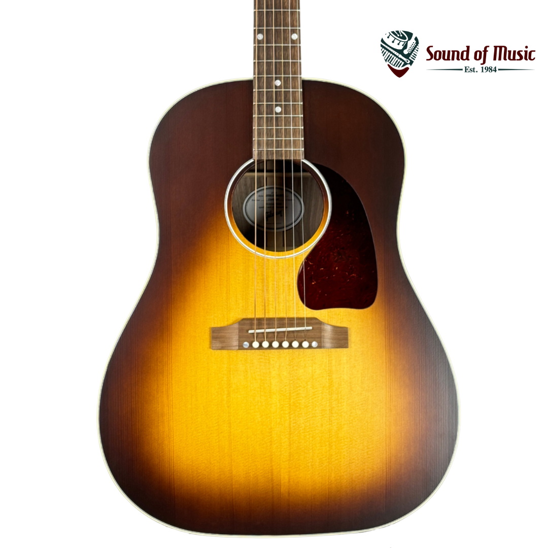 Gibson Acoustic J-45 Studio Walnut Acoustic-Electric Guitar W/Case - Walnut Burst