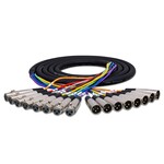 Hosa Hosa XLR-802 8-Channel XLR Female to XLR Male Snake - 2 Meter