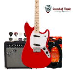 FENDER Squier Sonic Mustang Package W/Amp, Cable & Picks - Torino Red