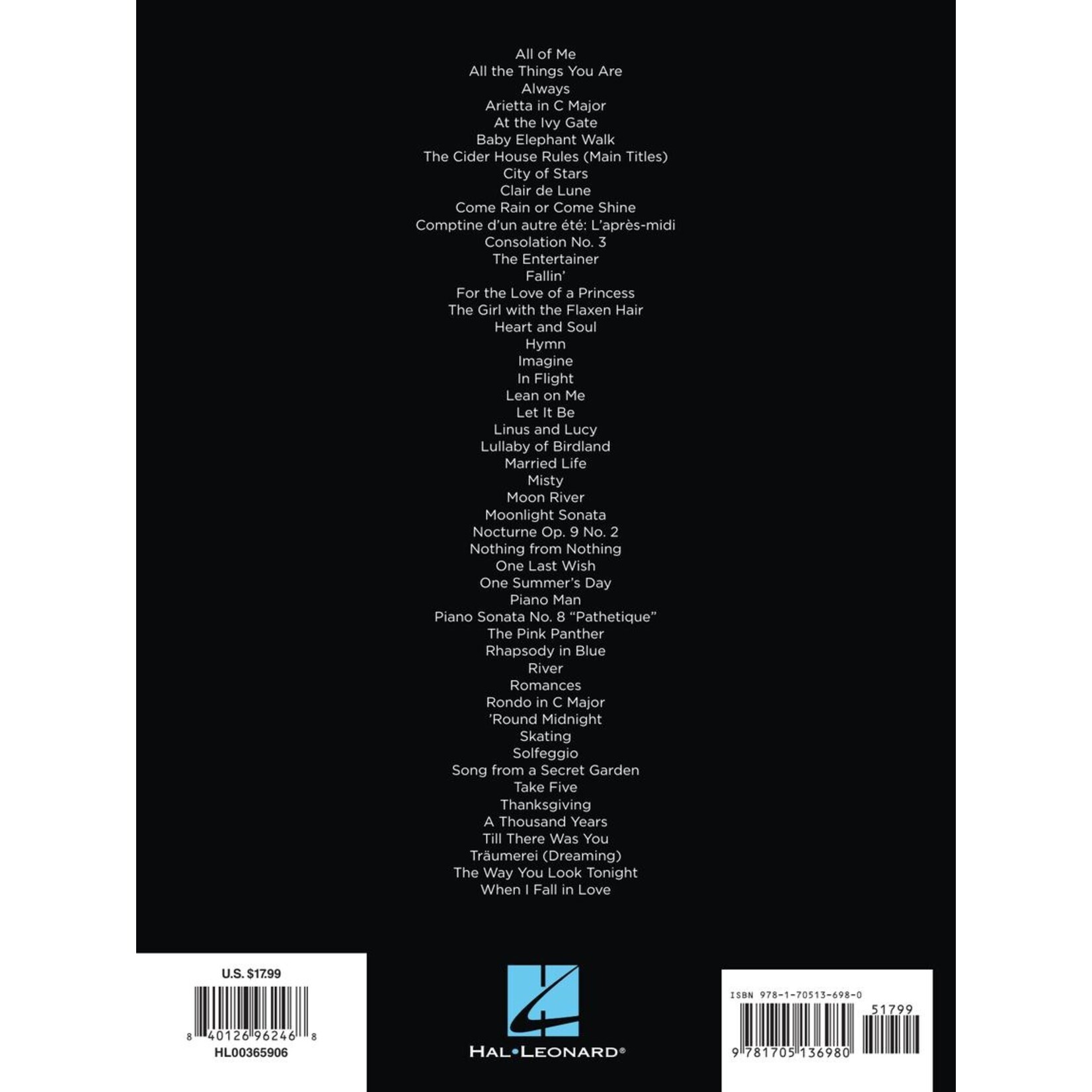 Hal Leonard First 50 Piano Solos You Should Play - Easy Piano