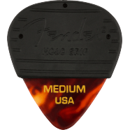 Fender Mojo Grip Picks, Celluloid, Medium, 3-Pack, Tortoiseshell