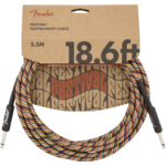 FENDER Fender Festival Instrument Cable - Rainbow - 18.5"