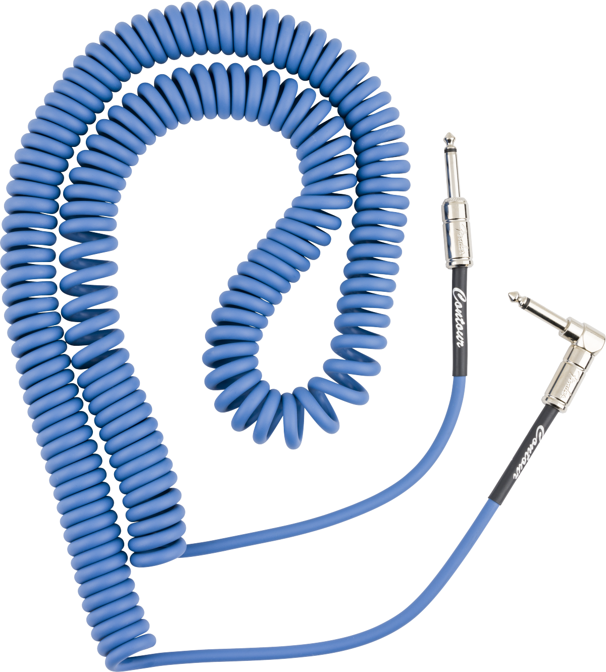 Fender Contour™ 30' Coiled Cable - Lake Placid Blue