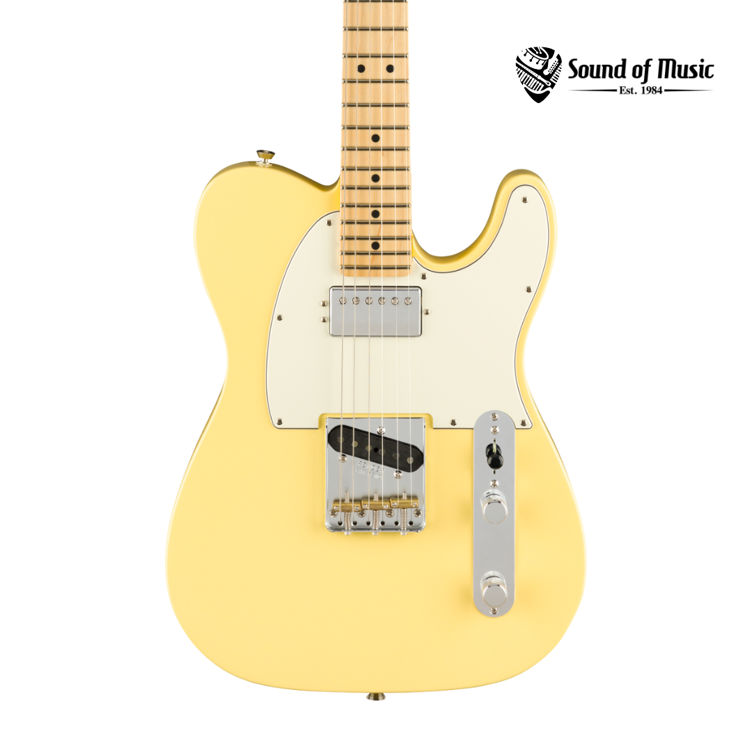 Fender American Performer Telecaster with Humbucking, Maple Fingerboard W/Gig Bag - Vintage White
