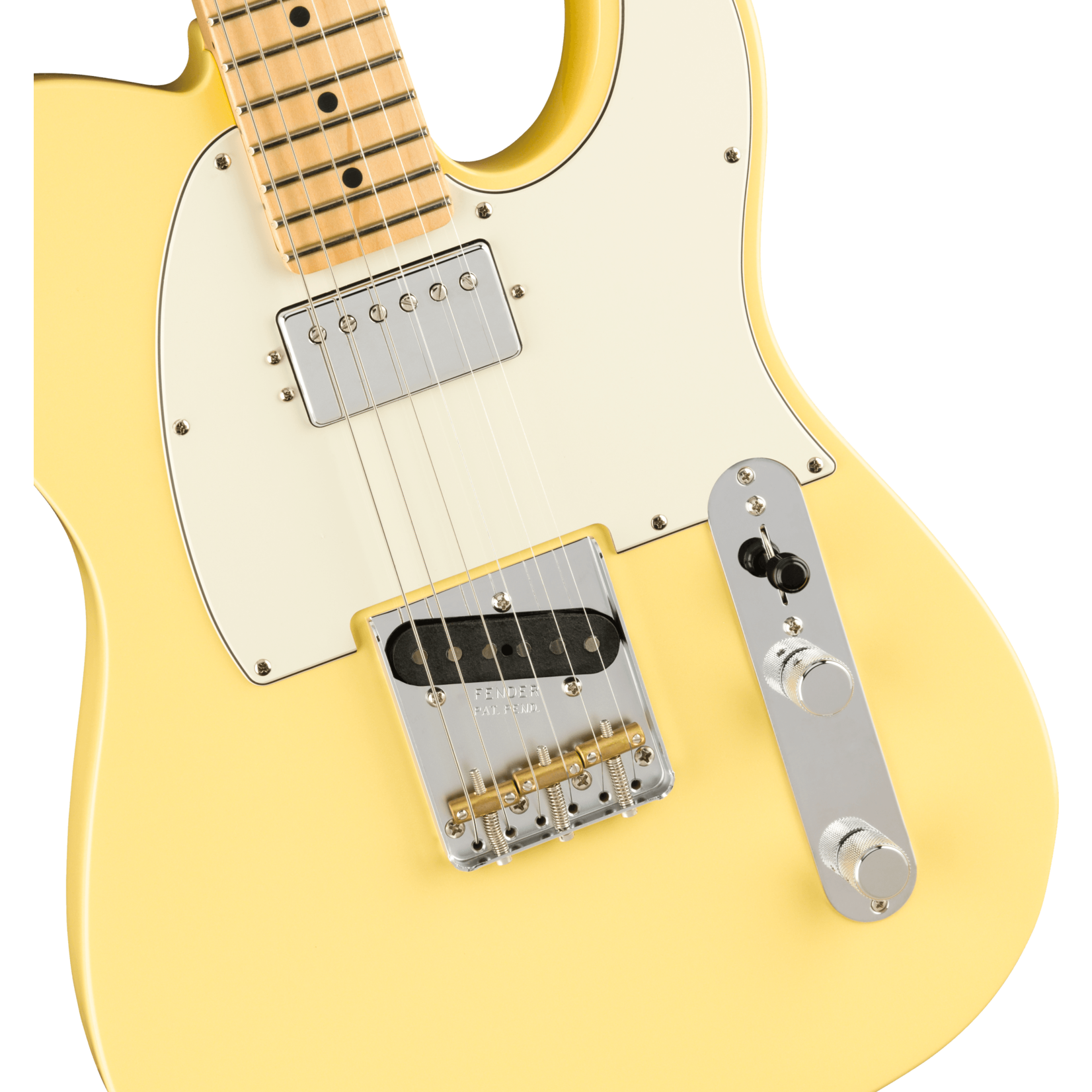 Fender American Performer Telecaster with Humbucking, Maple Fingerboard W/Gig Bag - Vintage White