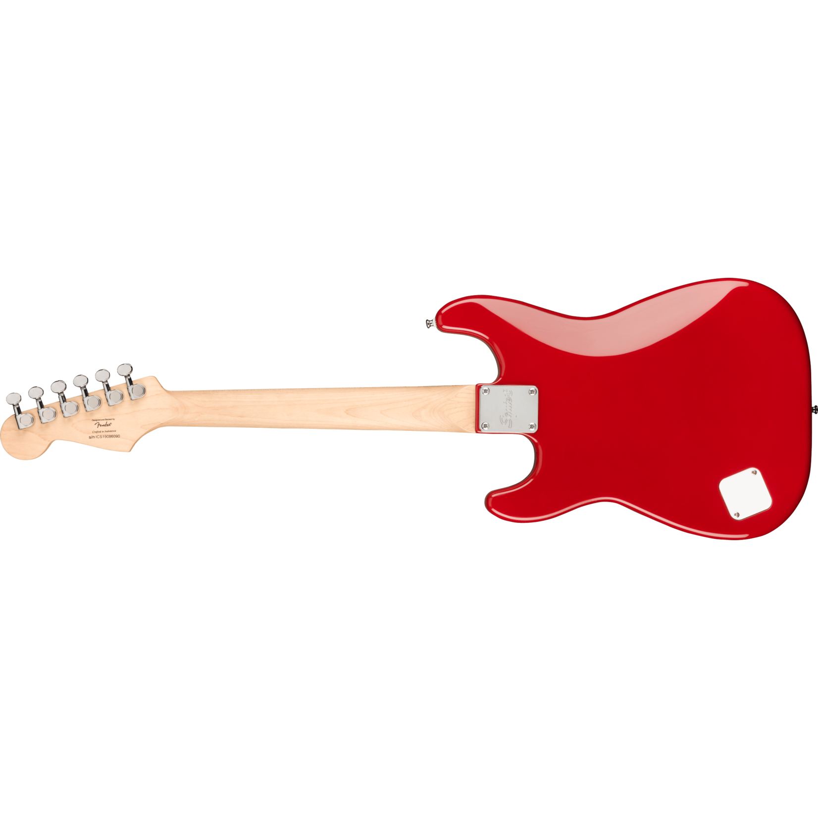 Squier Mini Stratocaster®, Laurel Fingerboard, White Pickguard - Dakota Red